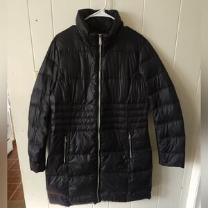 Black BCBGeneration Long Puffer Coat Size L